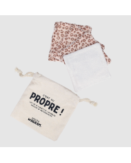 ATELIER WAGRAM - Lot de 4 lingettes lavables