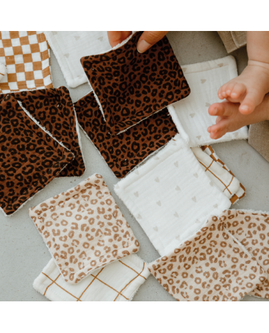 ATELIER WAGRAM - Lot de 4 lingettes lavables