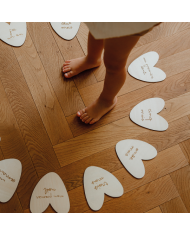 ATELIER WAGRAM - Lot de 12 cartes étapes en bois – Grossesse & première année