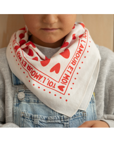 ATELIER WAGRAM - Foulard enfant - Toi, l'amour et moi