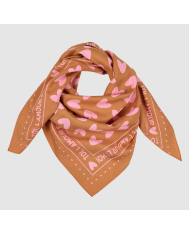 ATELIER WAGRAM - Foulard adulte - Toi, l'amour et moi