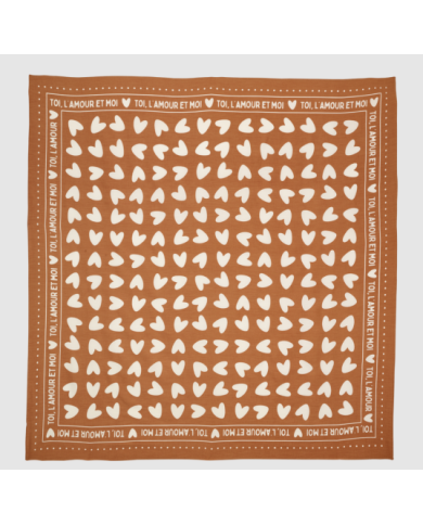 ATELIER WAGRAM - Foulard adulte - Toi, l'amour et moi