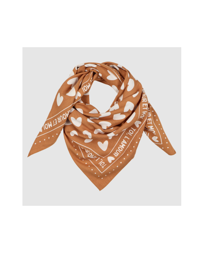 ATELIER WAGRAM - Foulard adulte - Toi, l'amour et moi
