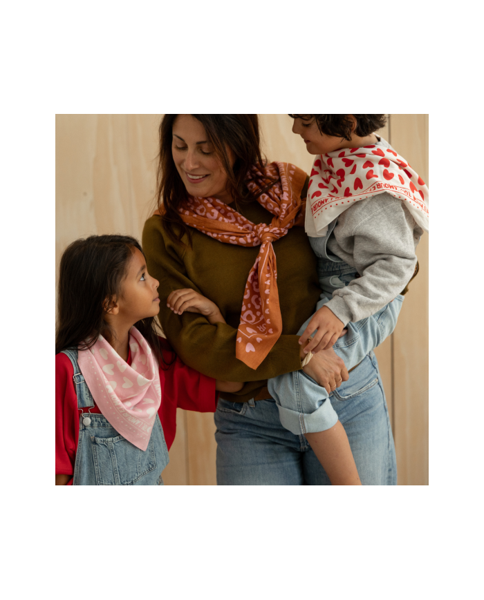 ATELIER WAGRAM - Foulard adulte - Toi, l'amour et moi