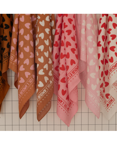 ATELIER WAGRAM - Foulard adulte - Toi, l'amour et moi
