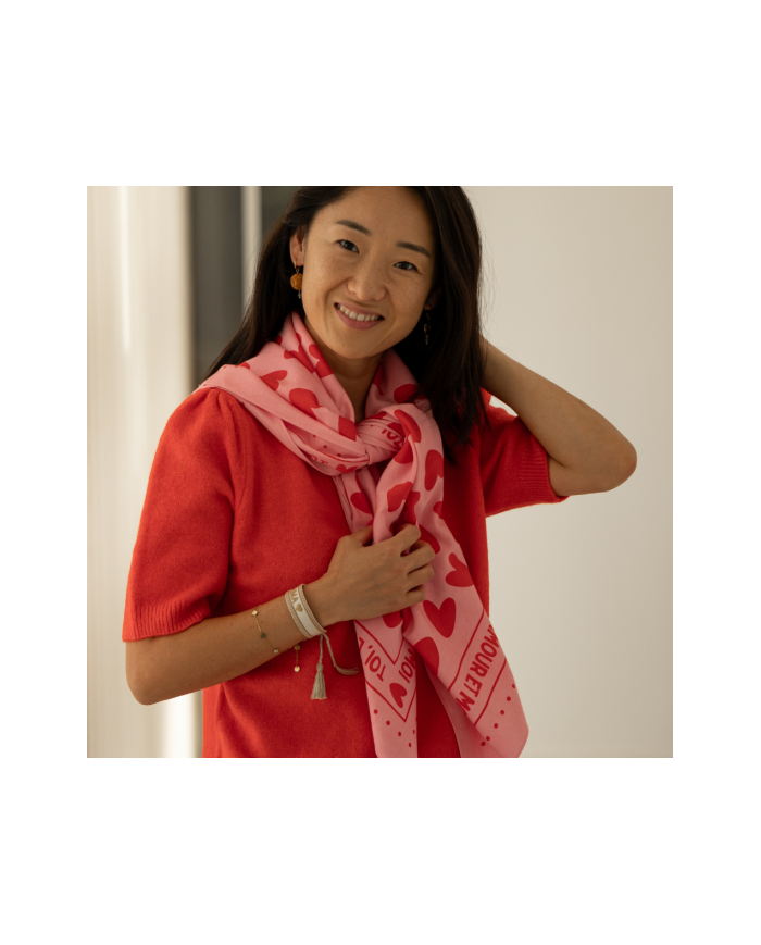 ATELIER WAGRAM - Foulard adulte - Toi, l'amour et moi