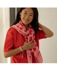 ATELIER WAGRAM - Foulard adulte - Toi, l'amour et moi