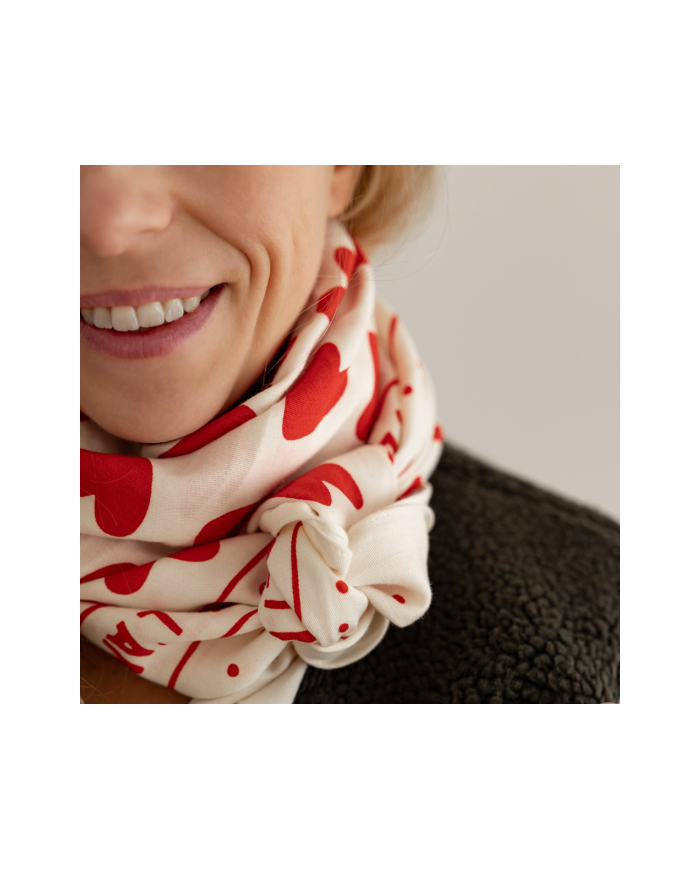 ATELIER WAGRAM - Foulard adulte - Toi, l'amour et moi