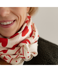 ATELIER WAGRAM - Foulard adulte - Toi, l'amour et moi
