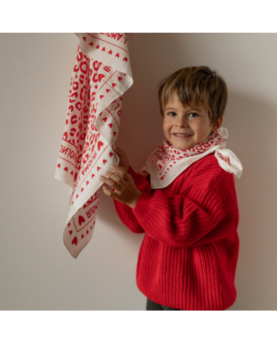 ATELIER WAGRAM - Foulard adulte - Bonjour l'amour