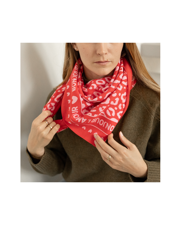 ATELIER WAGRAM - Foulard adulte - Bonjour l'amour