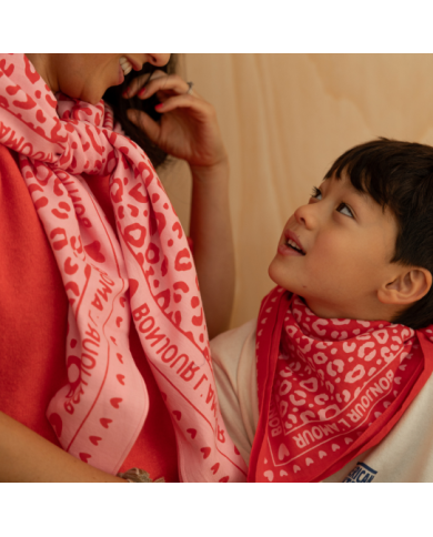 ATELIER WAGRAM - Foulard adulte - Bonjour l'amour