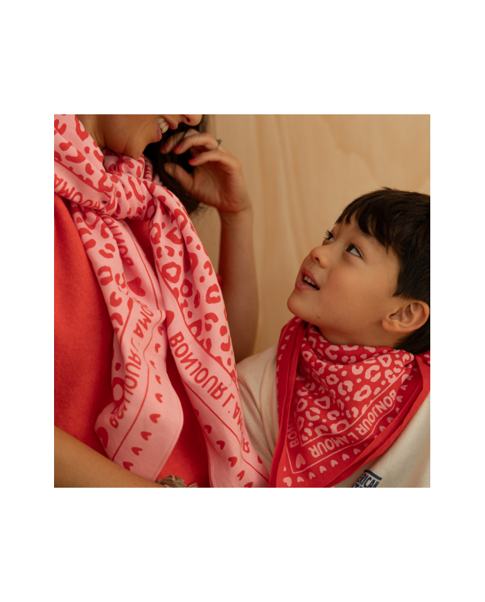 ATELIER WAGRAM - Foulard adulte - Bonjour l'amour