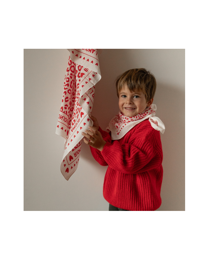 ATELIER WAGRAM - Foulard enfant - Bonjour l'amour