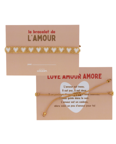 ATELIER WAGRAM - Bracelet en perles ajustable