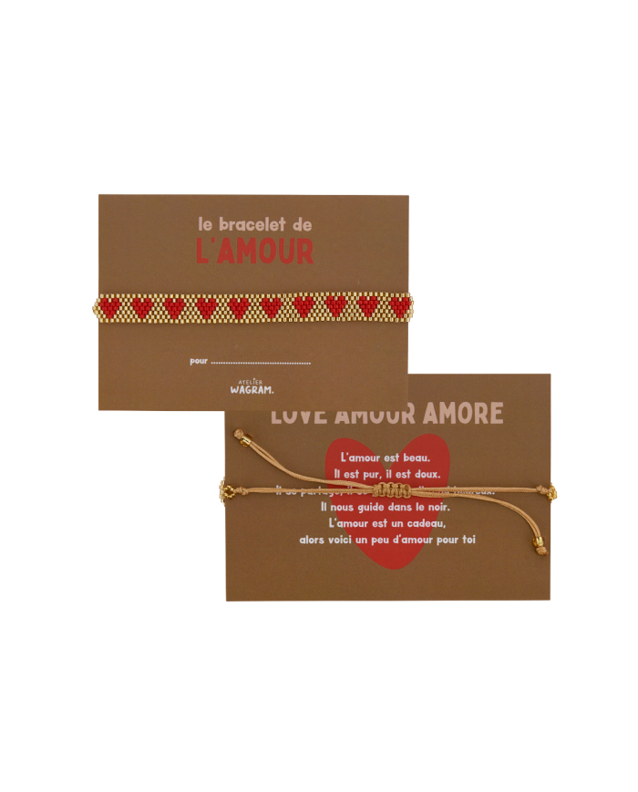 ATELIER WAGRAM - Bracelet en perles ajustable