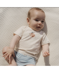 LITTLE DUTCH – Short rayé bleu