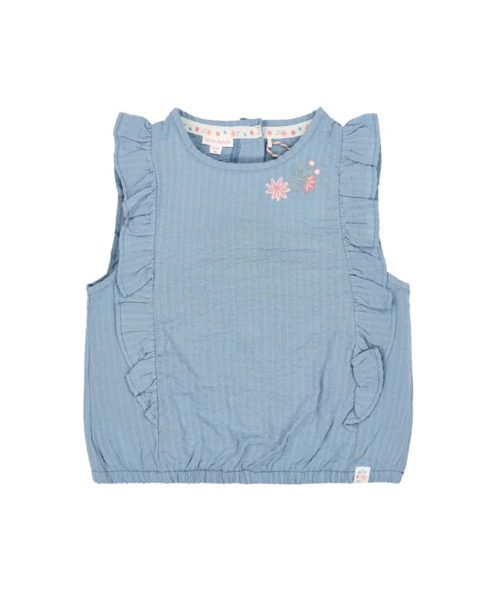 LITTLE DUTCH – Chemisier sans manches enfant – Bleu
