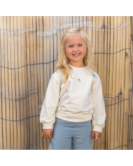 LITTLE DUTCH - Blouse manches courtes – Sable