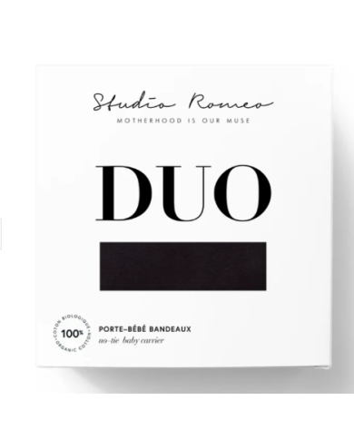 STUDIO ROMEO - Porte-bébé sans noeud  DUO - Noir