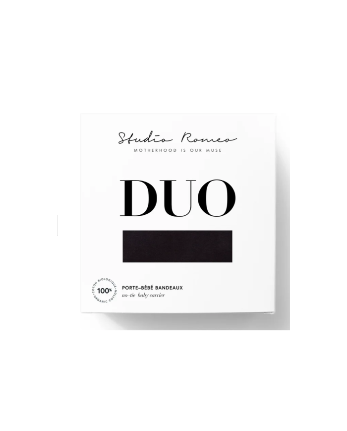 STUDIO ROMEO - Porte-bébé sans noeud  DUO - Noir