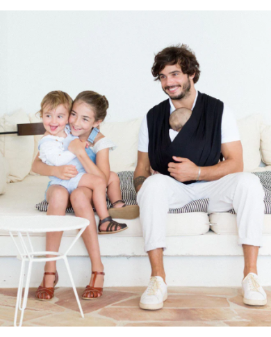 STUDIO ROMEO - Porte-bébé sans noeud  DUO - Noir