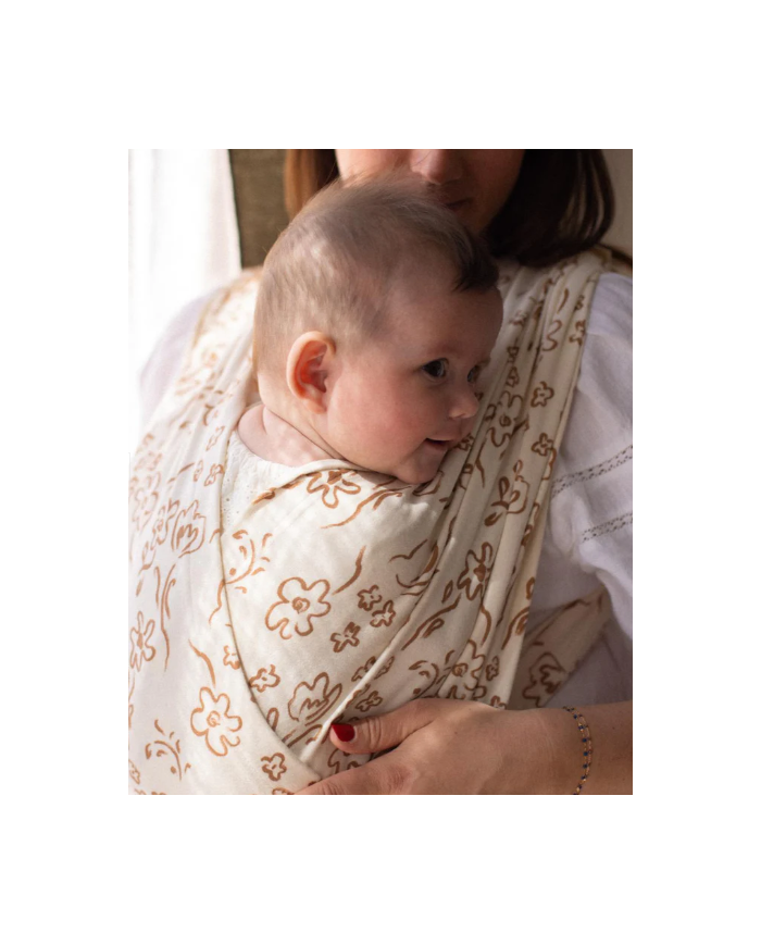 STUDIO ROMEO - Porte-bébé sans noeud DUO - Hortensia