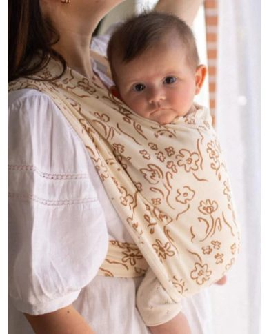 STUDIO ROMEO - Porte-bébé sans noeud DUO - Hortensia