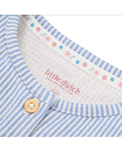 LITTLE DUTCH - Combishort à rayures fines