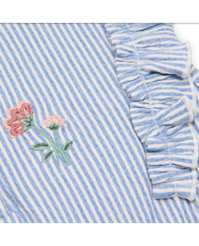 LITTLE DUTCH - Combishort à rayures fines