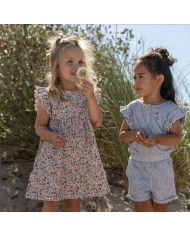 LITTLE DUTCH - Combishort à rayures fines