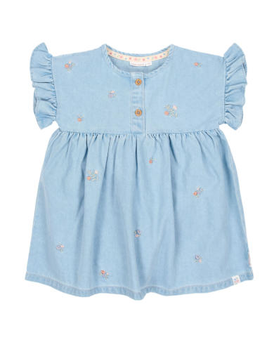 LITTLE DUTCH - Robe effet denim