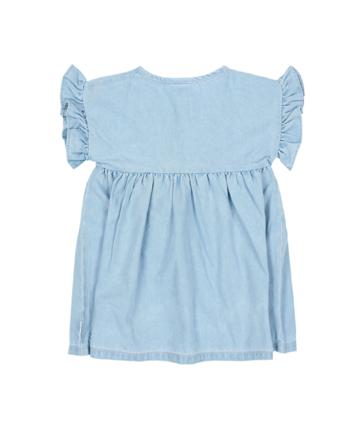 LITTLE DUTCH - Robe effet denim