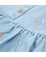 LITTLE DUTCH - Robe effet denim