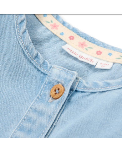 LITTLE DUTCH - Robe effet denim