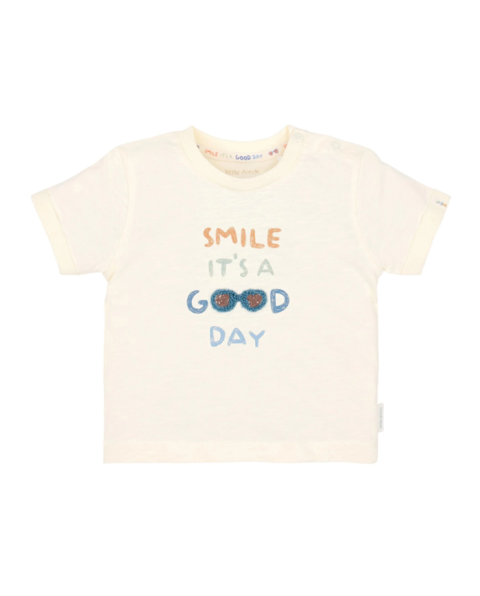LITTLE DUTCH - T-shirt "smile it's a good day"