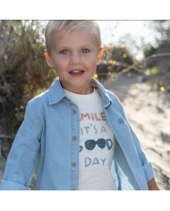 LITTLE DUTCH - T-shirt "smile it's a good day"