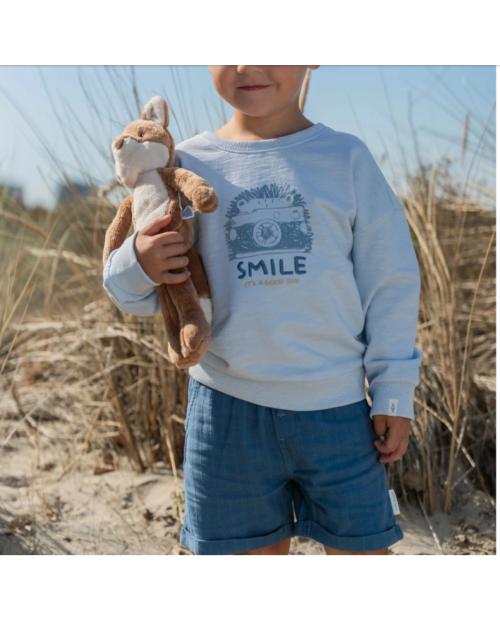 LITTLE DUTCH - Short léger- Indigo