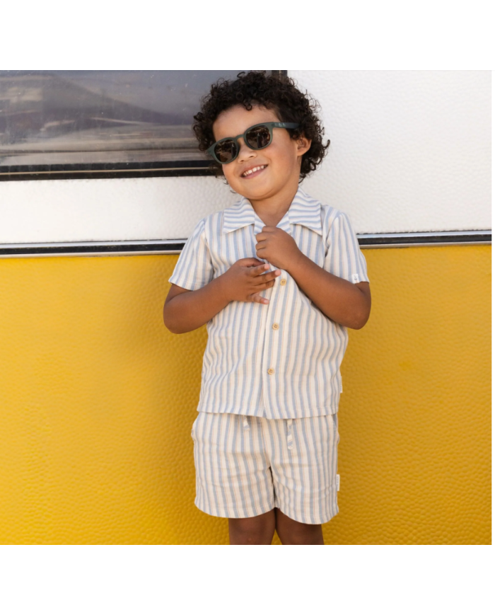 LITTLE DUTCH - Short léger à rayures