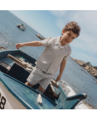 LITTLE DUTCH - Short léger à rayures