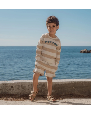 LITTLE DUTCH - Short rayé