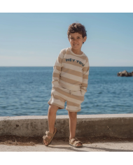 LITTLE DUTCH - Short rayé