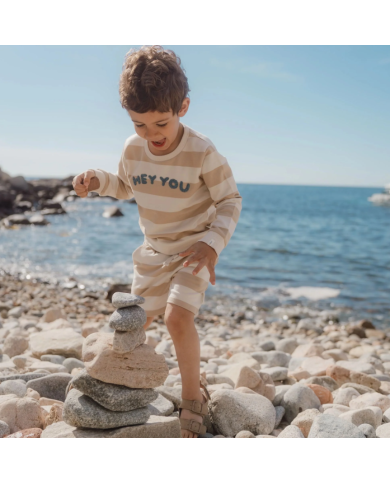 LITTLE DUTCH - Short rayé