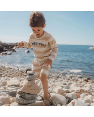 LITTLE DUTCH - Short rayé