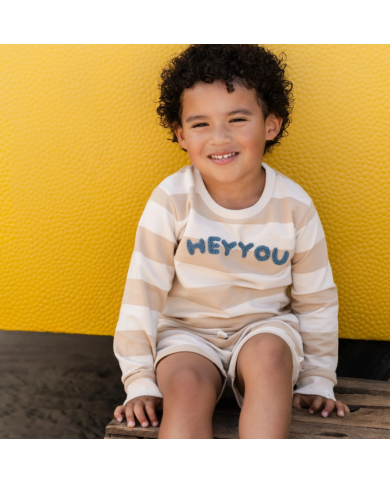 LITTLE DUTCH - Short rayé