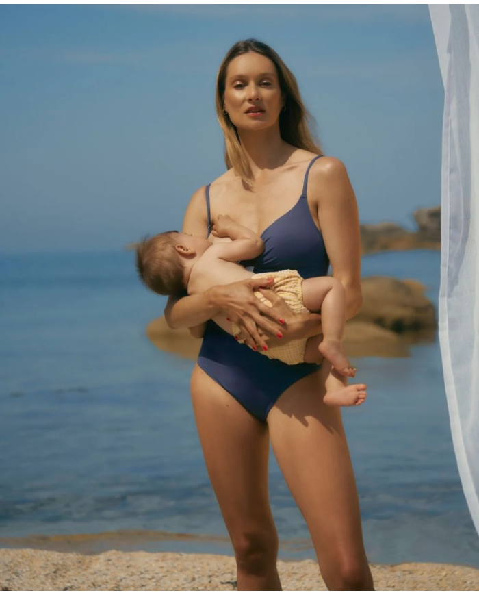 CACHE COEUR - Maillot de bain de grossesse - MANITOBA - Indigo