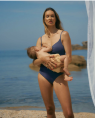 CACHE COEUR - Maillot de bain de grossesse - MANITOBA - Indigo