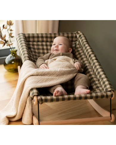 NOBODINOZ - Couverture légère en double gaze de coton