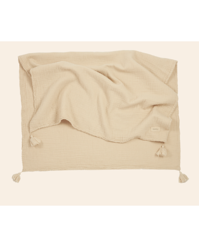 NOBODINOZ - Couverture légère en double gaze de coton