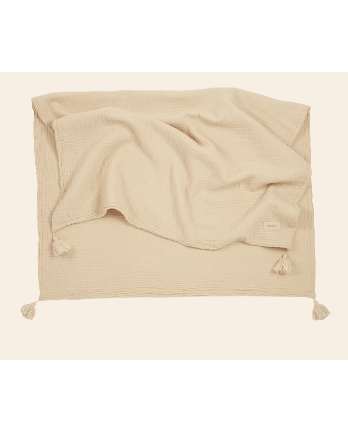 NOBODINOZ - Couverture légère en double gaze de coton